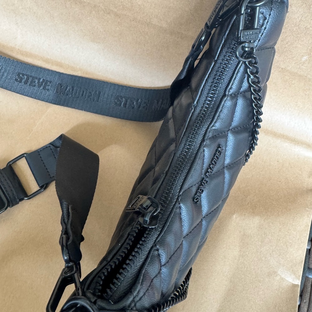 STEVE MADDEN BTAMELA QUILTED CROSSBODY BAG  NWOT - Picture 6 of 16